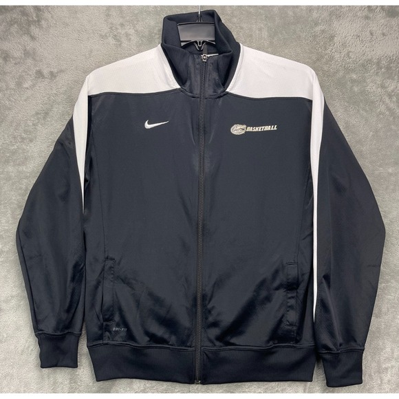 Nike Jackets & Blazers - Nike Youth Gators Basketball Jacket XL (16-18) Black/White Full Zip Long Sleeve
